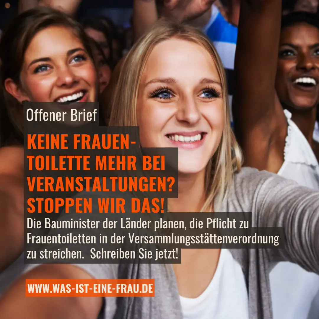 Frauentoilette Versammlungsst&auml;ttenverordnung